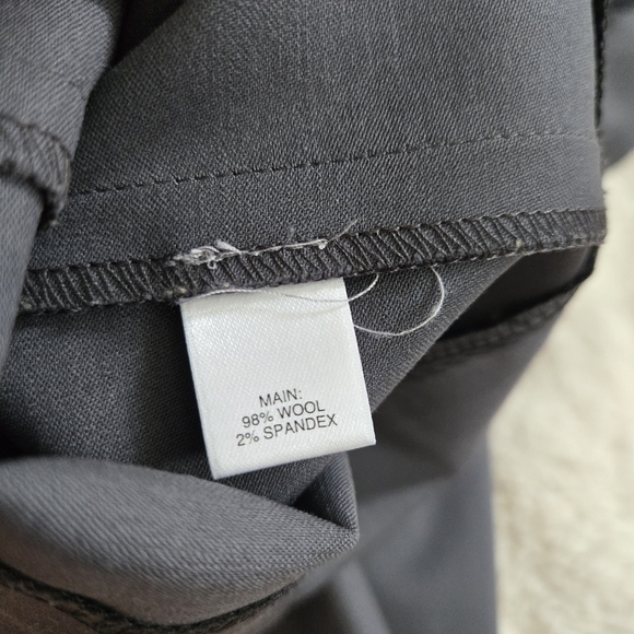 St. John Women's Straight Leg Pants Gray Size 2 - Picture 6 of 12